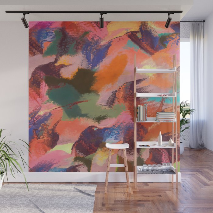 A Maroon Dream Wall Mural Gallery Image 1