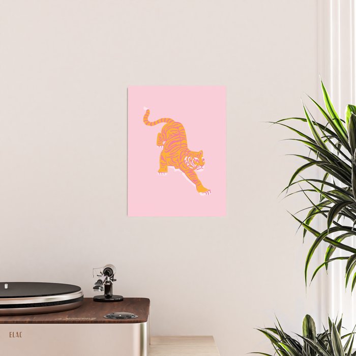 Year of the Tiger - Pink/Orange Poster Gallery Image 2