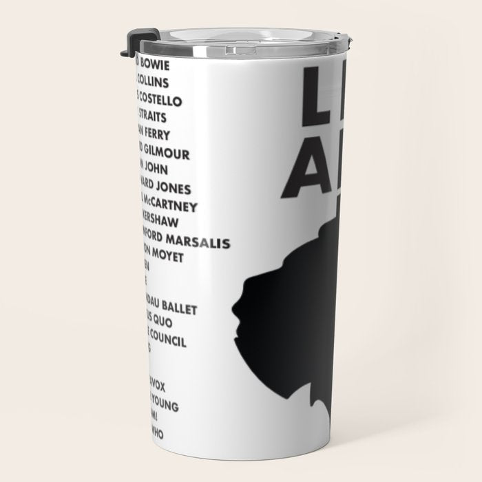 Live Aid 1985 Vintage JFK & Wembley Stadium Concert Festival Gig Advertising Music Poster Travel Mug Gallery Image 3