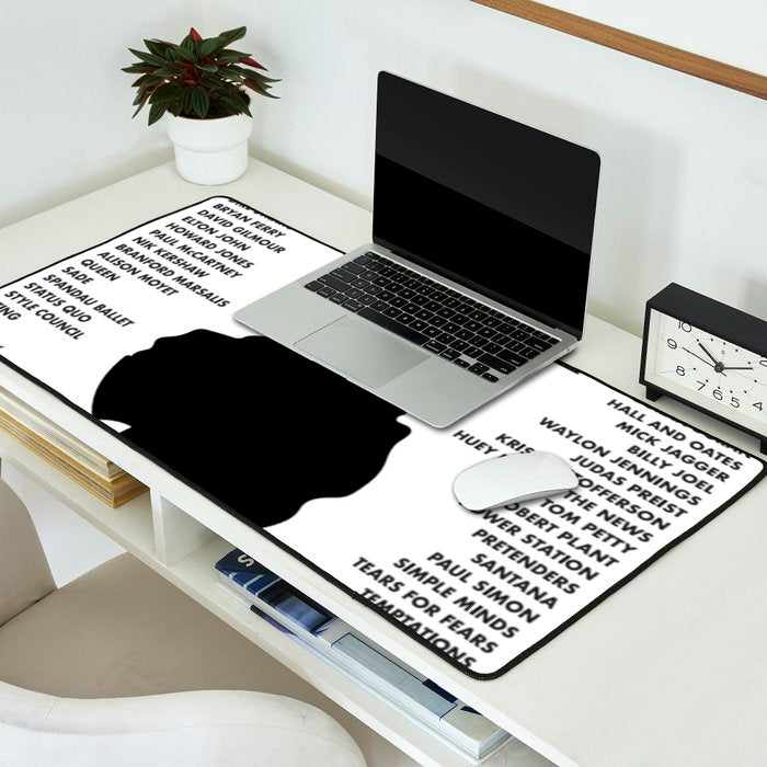 Live Aid 1985 Vintage JFK & Wembley Stadium Concert Festival Gig Advertising Music Poster Desk Mat Gallery Image 2