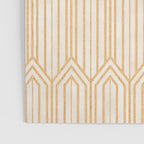 Art Deco Gatsby Geometric Pattern Ivory and Gold Poster Gallery Image 3