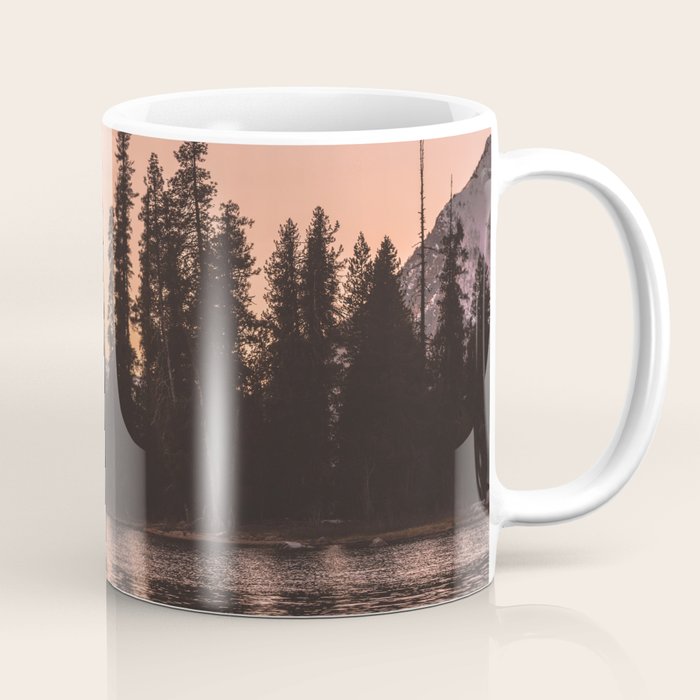 Forest Island at the Lake - Nature Photography Coffee Mug Gallery Image 1