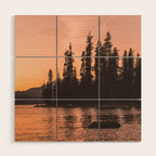 Forest Island at the Lake - Nature Photography Wood Wall Art Gallery Image 1