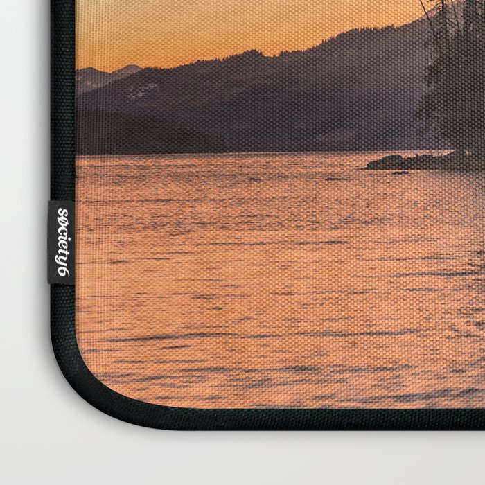 Forest Island at the Lake - Nature Photography Laptop Sleeve Gallery Image 3