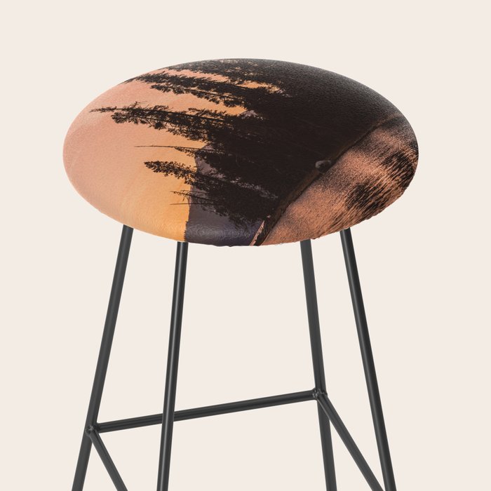 Forest Island at the Lake - Nature Photography Stool Gallery Image 2