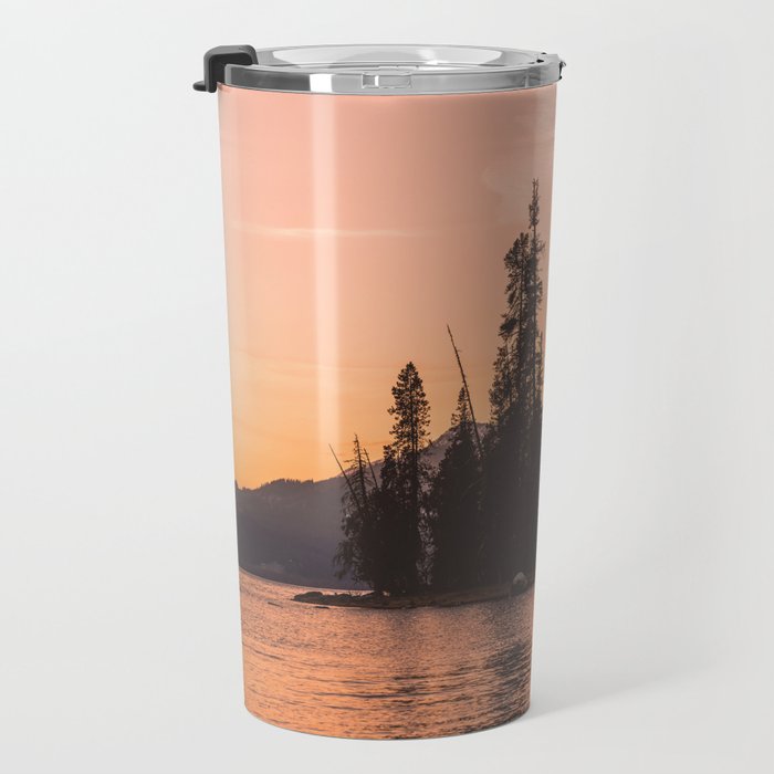 Forest Island at the Lake - Nature Photography Travel Mug Gallery Image 3