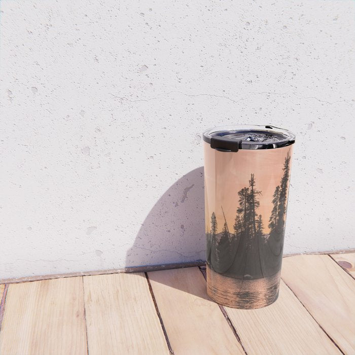 Forest Island at the Lake - Nature Photography Travel Mug Gallery Image 4