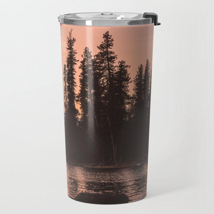 Forest Island at the Lake - Nature Photography Travel Mug Gallery Image 2