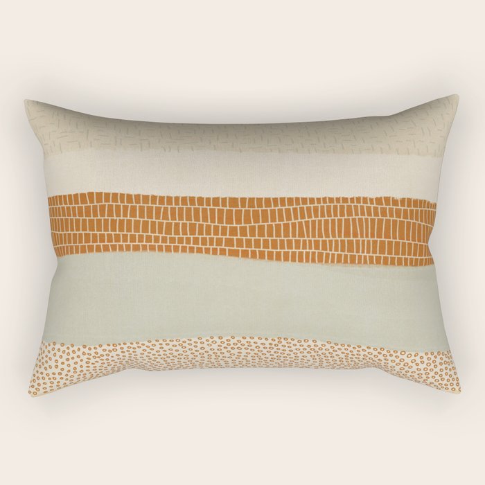 Neutral Abstract Pattern #5 Rectangular Pillow Gallery Image 2