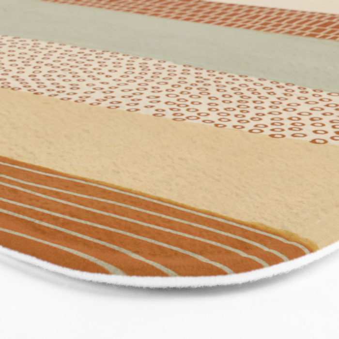 Neutral Abstract Pattern #5 Bath Mat Gallery Image 3