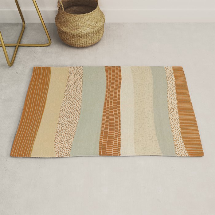Neutral Abstract Pattern #5 Rug Gallery Image 1