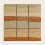 Neutral Abstract Pattern #5 Wood Wall Art Gallery Image 1
