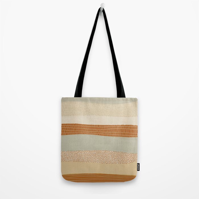 Neutral Abstract Pattern #5 Tote Bag Gallery Image 2