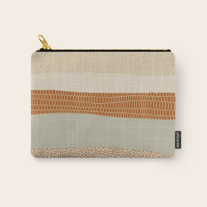 Neutral Abstract Pattern #5 Carry All Pouch Gallery Image 1