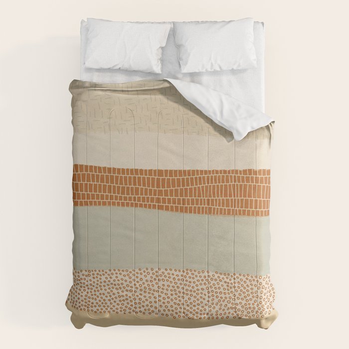 Neutral Abstract Pattern #5 Comforter Gallery Image 6