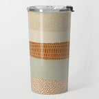 Neutral Abstract Pattern #5 Travel Mug Gallery Image 2