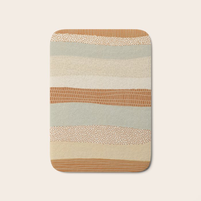 Neutral Abstract Pattern #5 Bath Mat Gallery Image 1