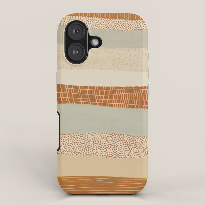 Neutral Abstract Pattern #5 iPhone Case Gallery Image 1