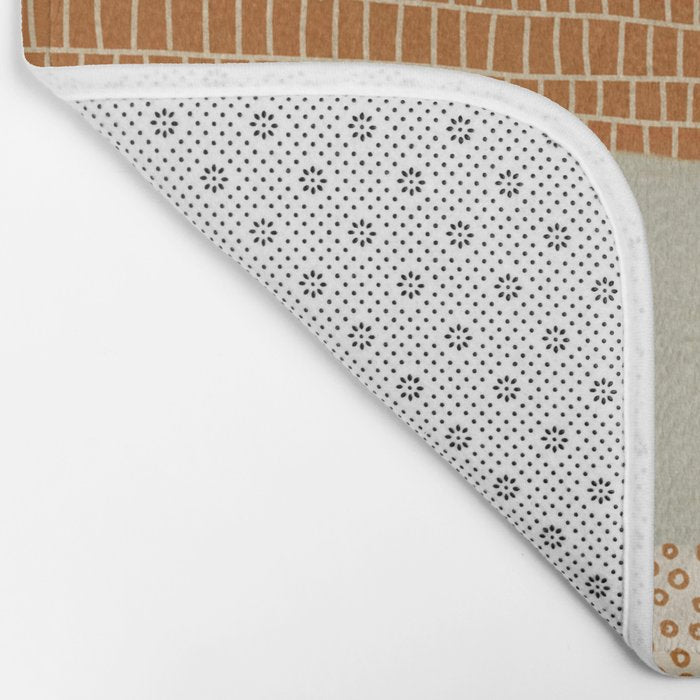 Neutral Abstract Pattern #5 Bath Mat Gallery Image 2