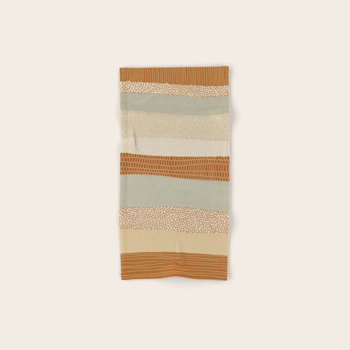 Neutral Abstract Pattern #5 Bath Towel Gallery Image 1