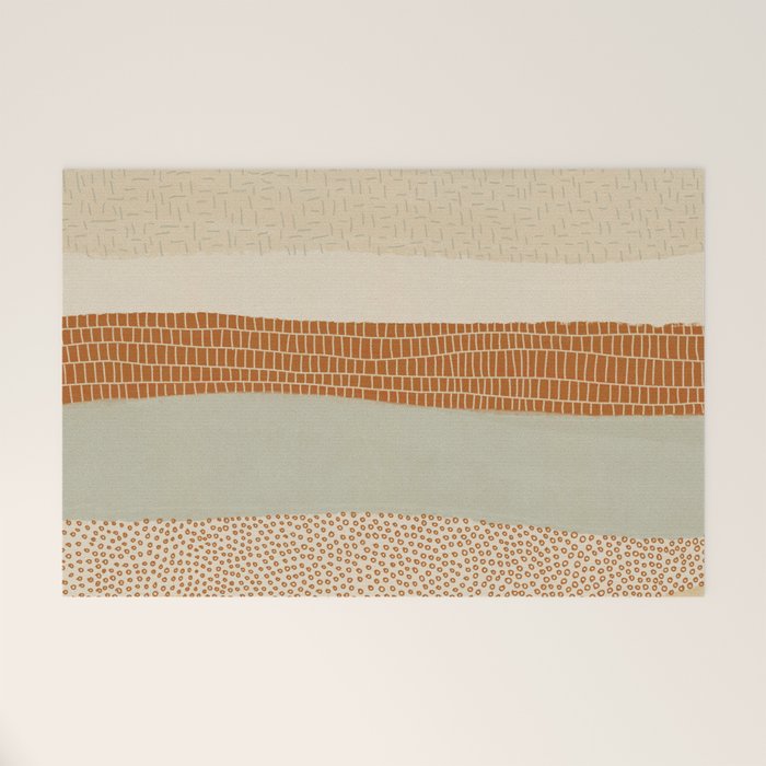 Neutral Abstract Pattern #5 Welcome Mat Gallery Image 1