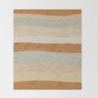 Neutral Abstract Pattern #5 Throw Blanket Gallery Image 2