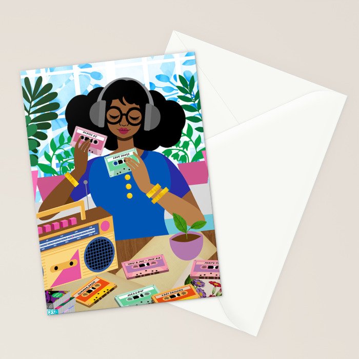 Cassette Player Stationery Card Gallery Image 2