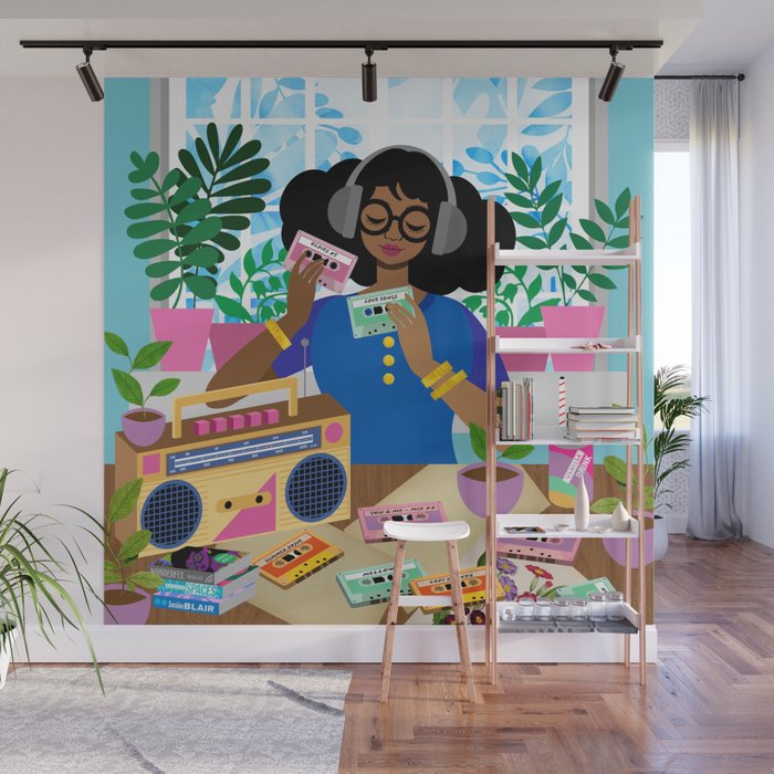 Cassette Player Wall Mural Gallery Image 1