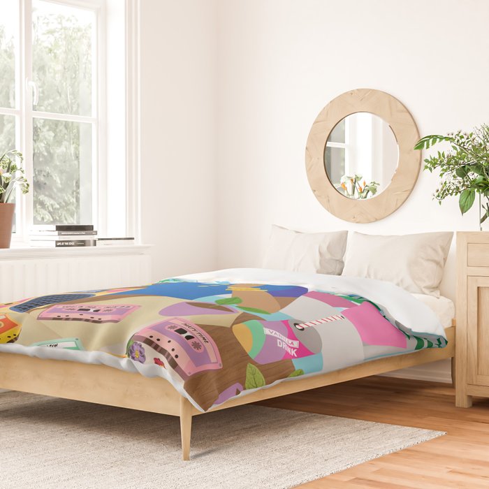 Cassette Player Duvet Cover Gallery Image 2