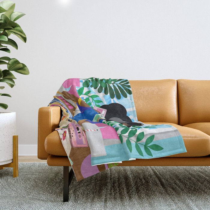 Cassette Player Throw Blanket Gallery Image 1