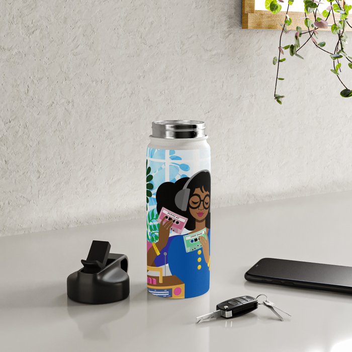 Cassette Player Water Bottle Gallery Image 4