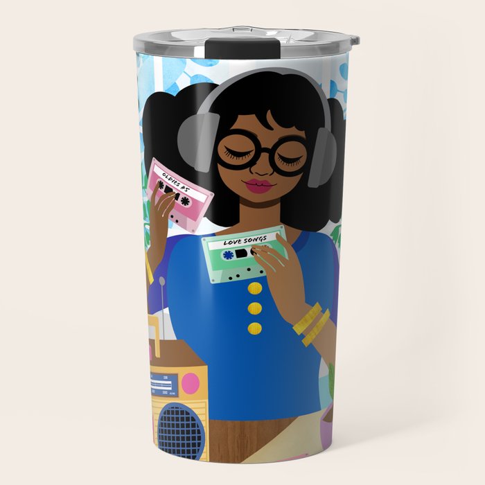 Cassette Player Travel Mug Gallery Image 1