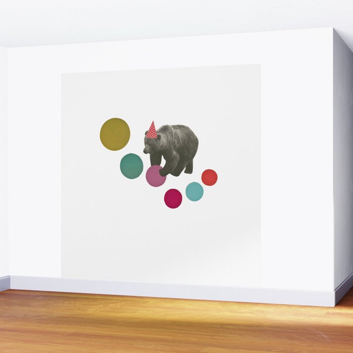 Birthday Bear Wall Mural Gallery Image 2
