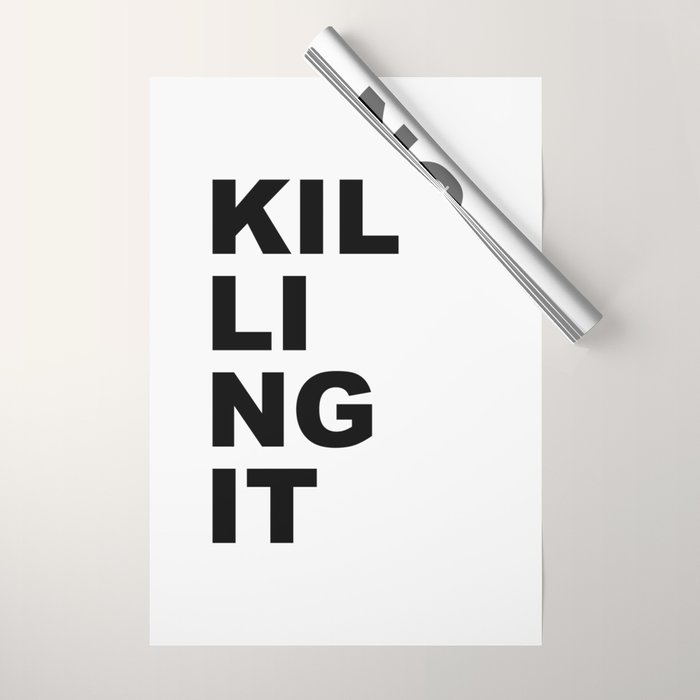 Killing it Wrapping Paper Gallery Image 1