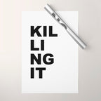 Killing it Wrapping Paper Gallery Image 1