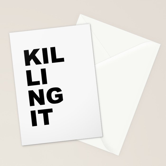Killing it Stationery Card Gallery Image 2