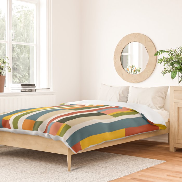 Autumn Winter Striped Revival Duvet Cover Gallery Image 2
