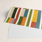 Autumn Winter Striped Revival Wrapping Paper Gallery Image 2