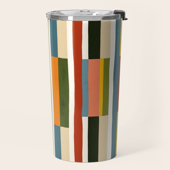 Autumn Winter Striped Revival Travel Mug Gallery Image 2