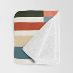 Autumn Winter Striped Revival Throw Blanket Gallery Image 3