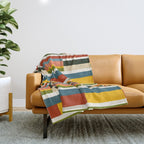 Autumn Winter Striped Revival Throw Blanket Gallery Image 1