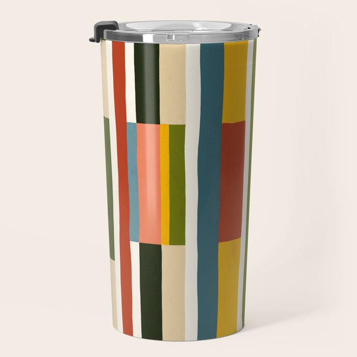 Autumn Winter Striped Revival Travel Mug Gallery Image 3