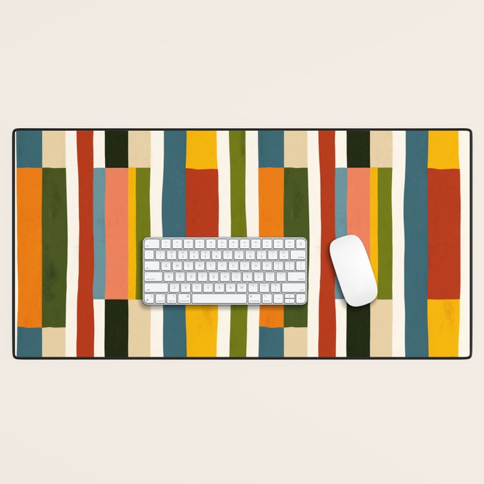 Autumn Winter Striped Revival Desk Mat Gallery Image 1