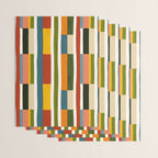 Autumn Winter Striped Revival Wrapping Paper Gallery Image 3