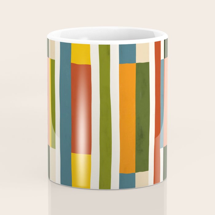Autumn Winter Striped Revival Coffee Mug Gallery Image 4