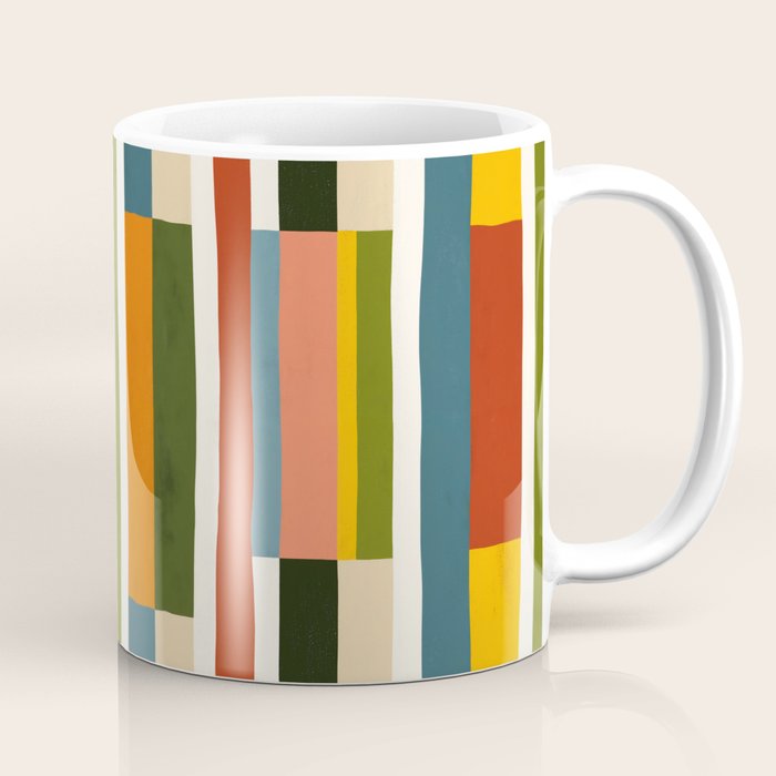 Autumn Winter Striped Revival Coffee Mug Gallery Image 1