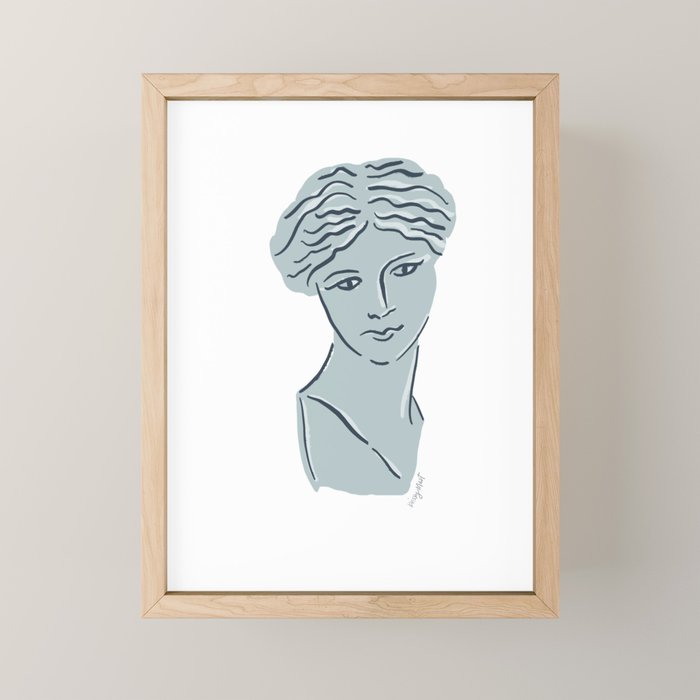 Goddess Aphrodite Greek Sculpture Mini Art Print Gallery Image 1