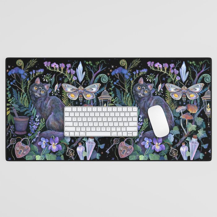 Witch Potion Garden Desk Mat Gallery Image 1