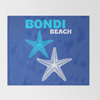 Bondi: Vintage Travel Colour Series 05 Throw Blanket Gallery Image 2