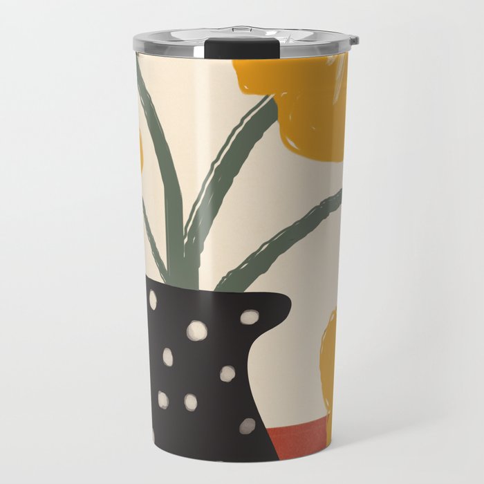 Modern Botanicals No 7 Travel Mug Gallery Image 1